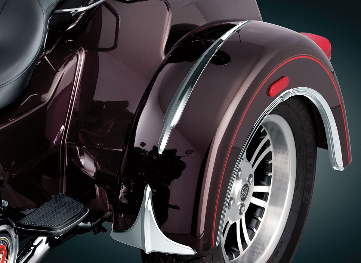 Kuryakyn Accent Rear Fender Leading Edge Trike Accent Leading Edge Tri