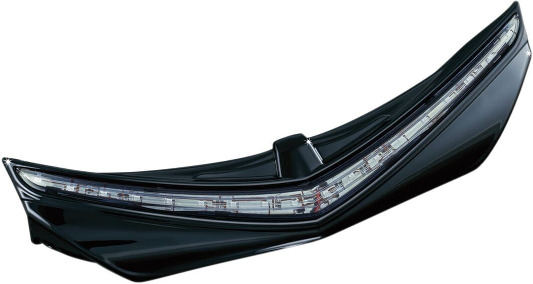 Kuryakyn Led Rear Fender Tip With Smoke Lens Black Tip Led Rear Fender
