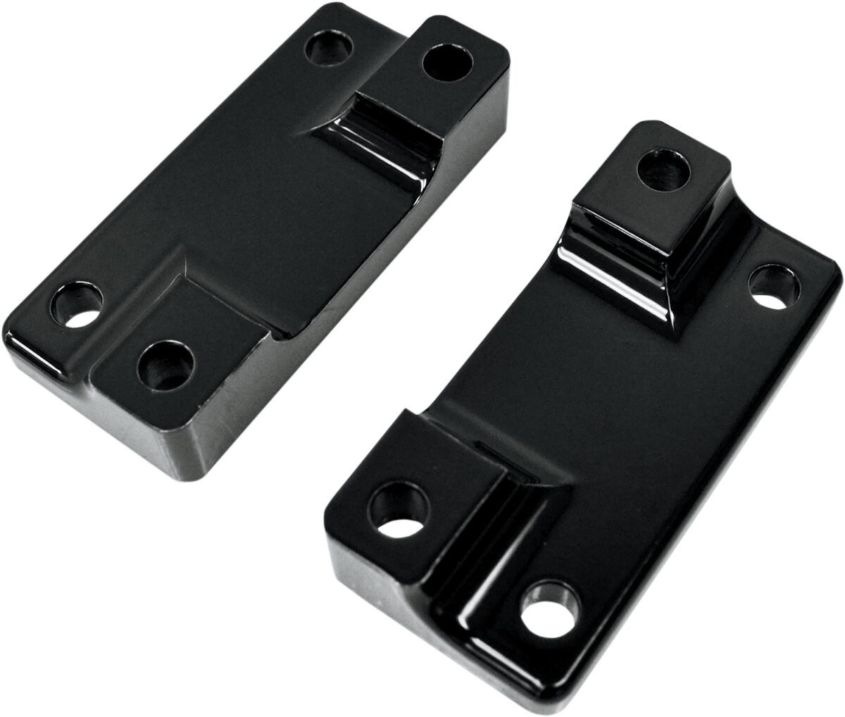 Drag Specialties Fender-To-Fork Adapter For Flstf-Fender Black Fndr Ad