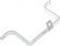 Drag Specialties Saddlebag-To-Fender Support Bracket Chrome Bracket Bu