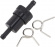 Emgo Fuel Filter Aluminium Black Fuel Filter Black 5/16 Emgo Fuel Filter Aluminium Black Fuel Filter Black 5/16