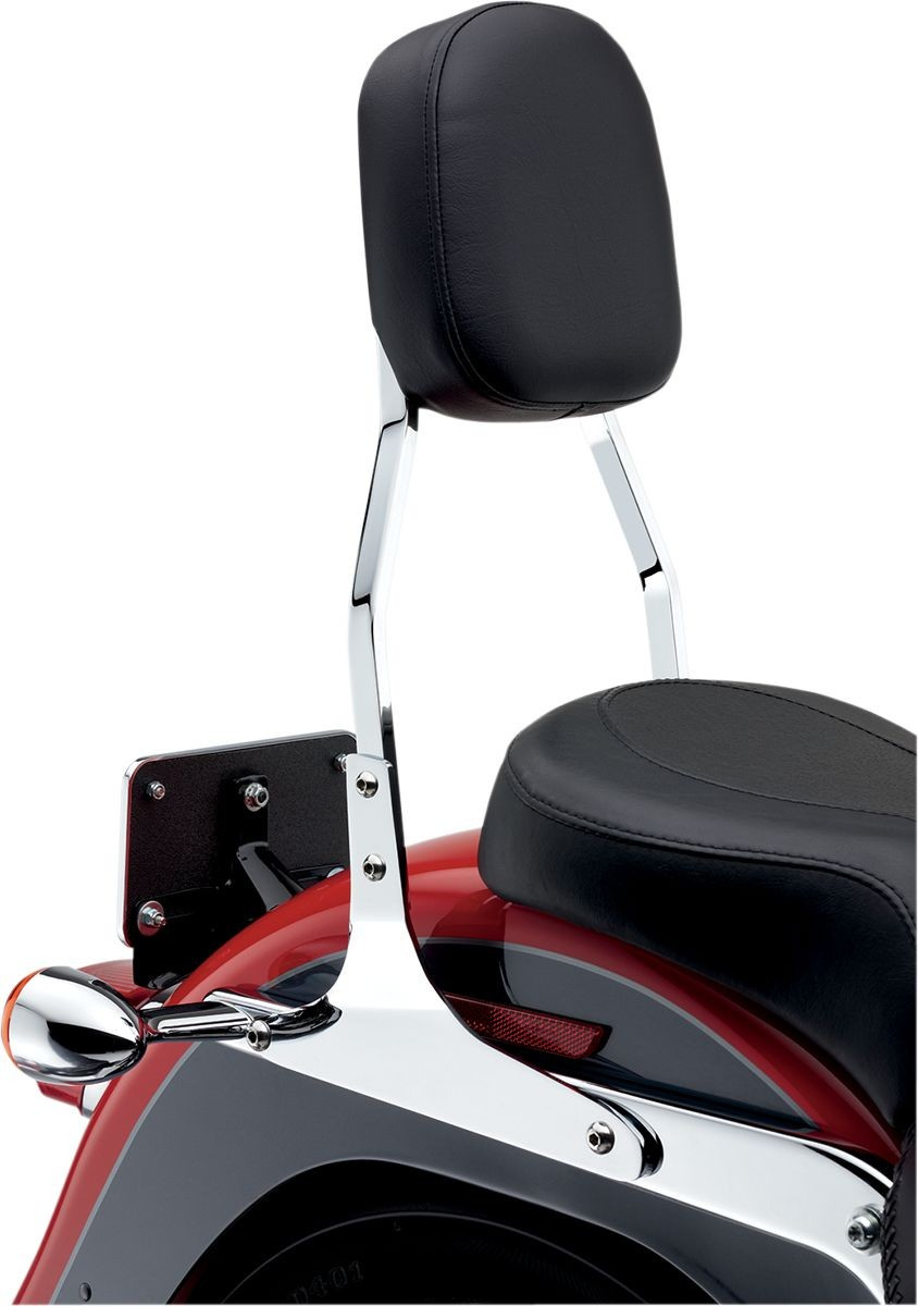 Cobra Standard Square Sissy Bar Chrome With Pad Hd Sissy Bar Std Flstf