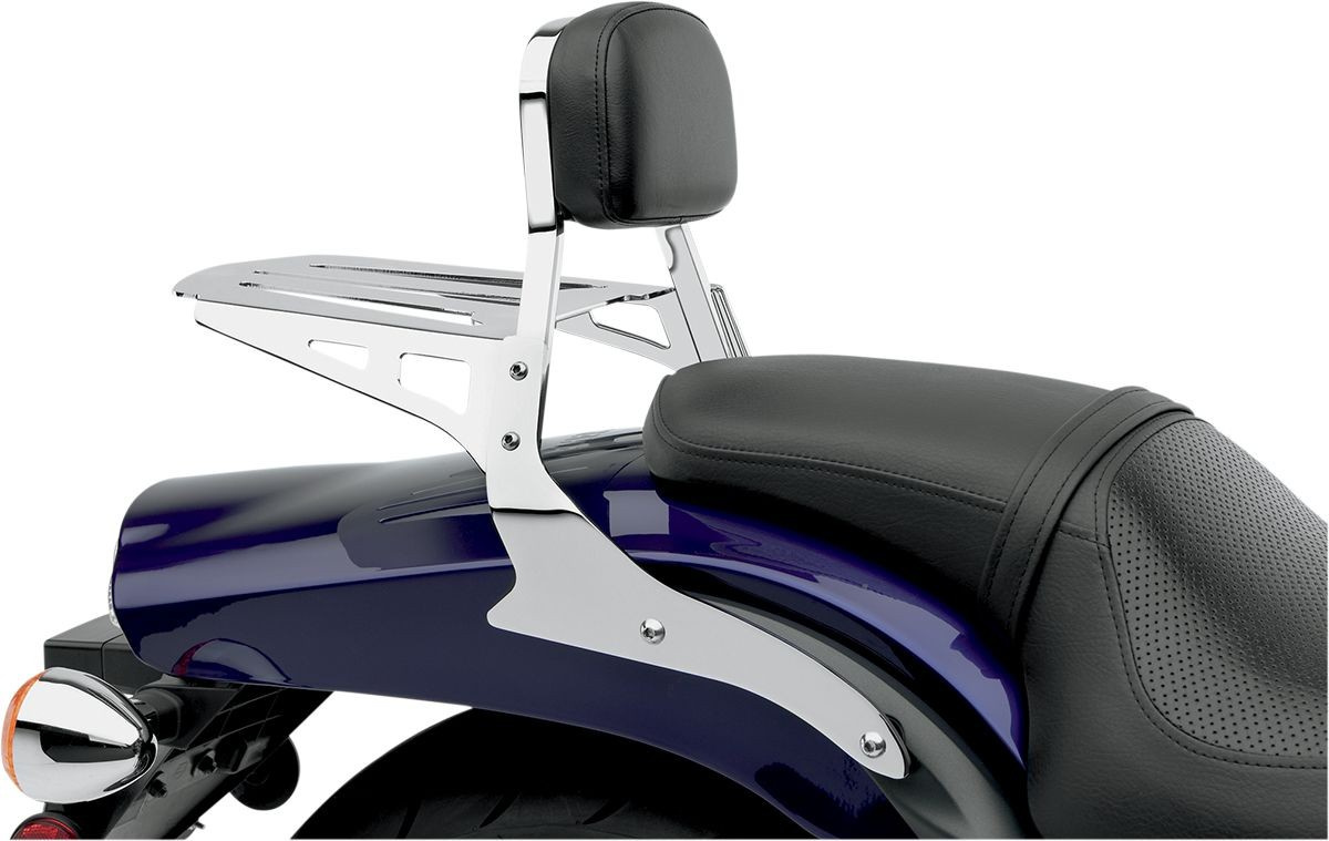 Cobra Mini Square Sissy Bar Chrome With Pad Hd Sissy Bar Sq Mini Flstc