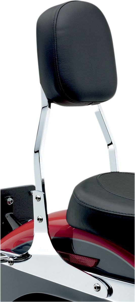 Cobra Standard Square Sissy Bar Chrome With Pad Hd Sissy Bar Sq Std Fl