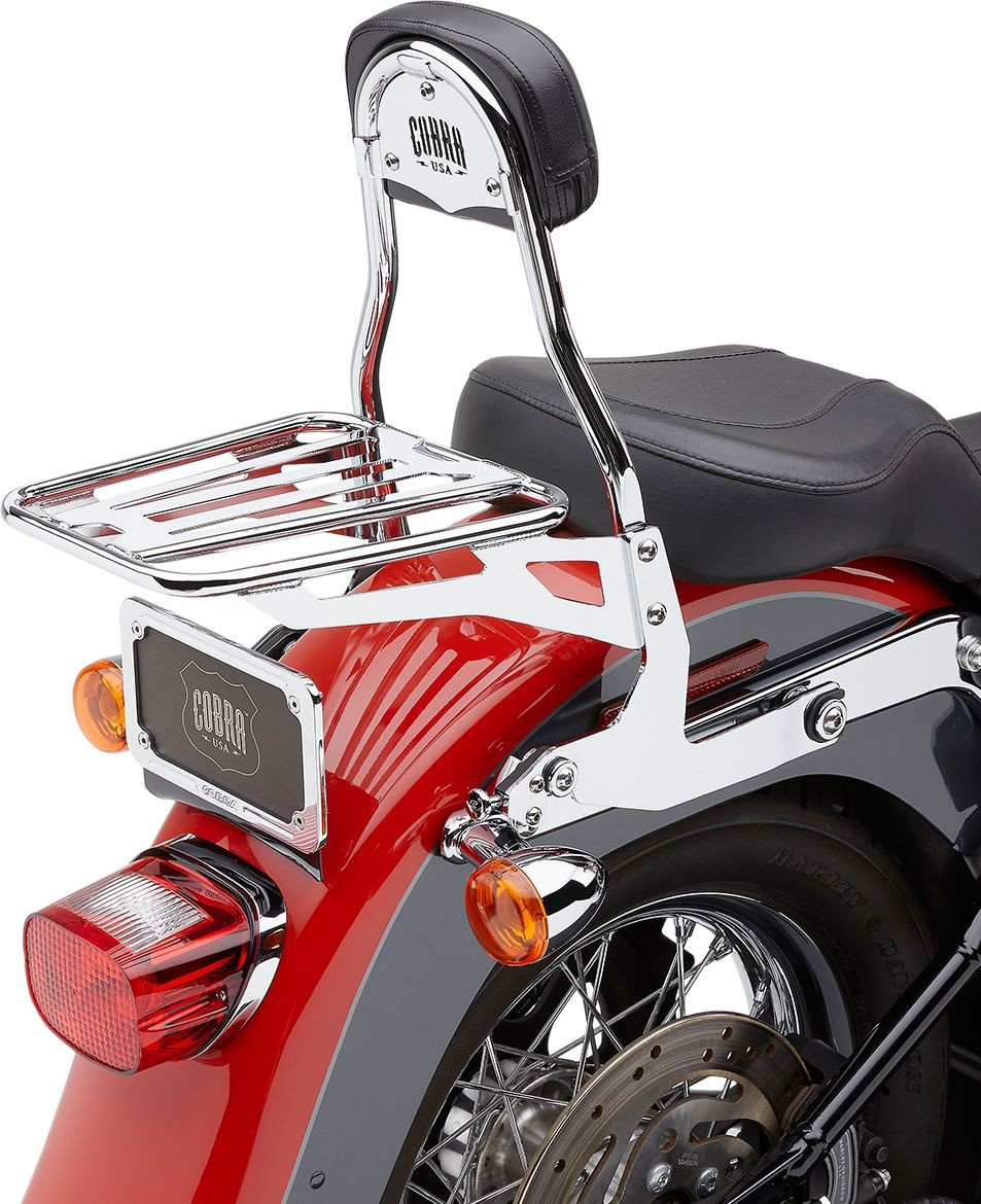 Cobra Backrest Detachable Quick Chrome Backrest Detch Chr Sftl