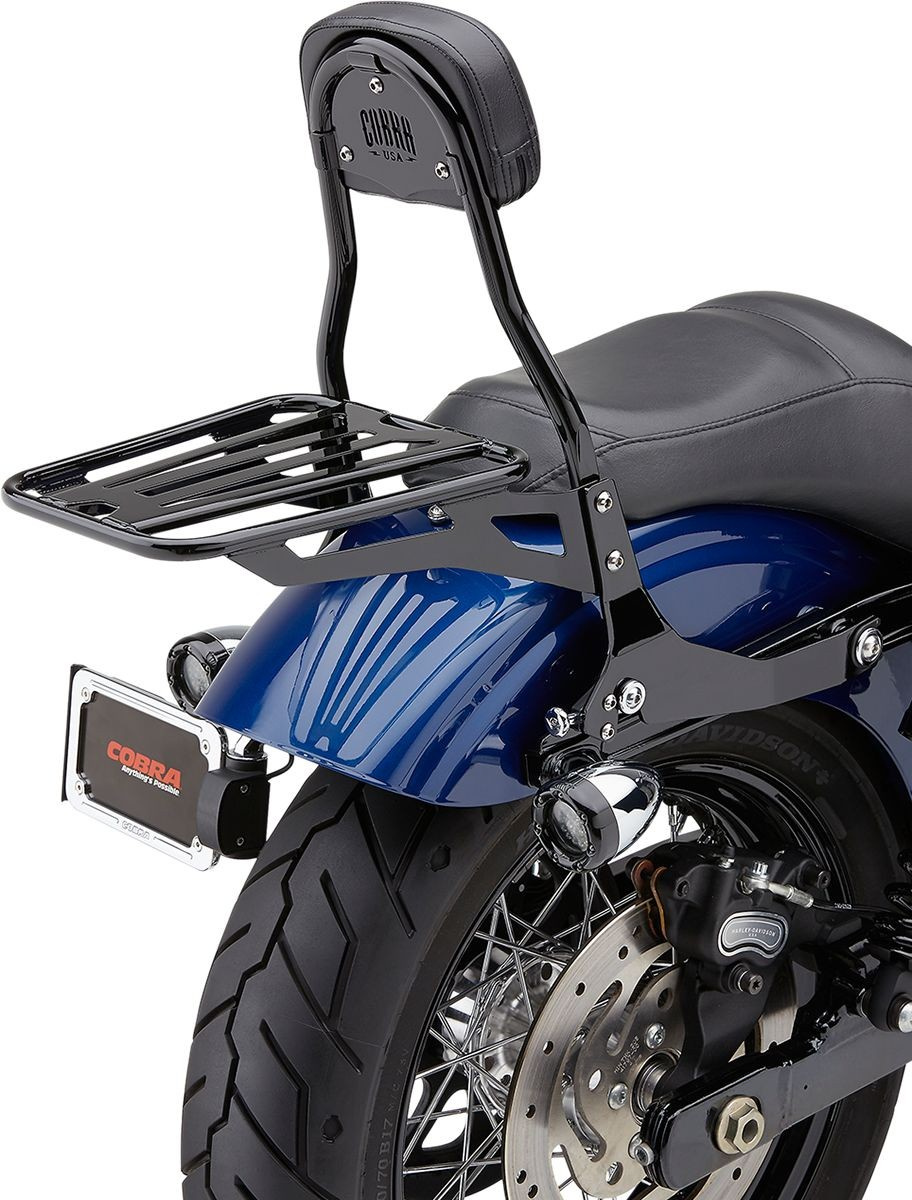 Cobra Backrest Detachable Quick Black Backrest Detch Blk Dyna