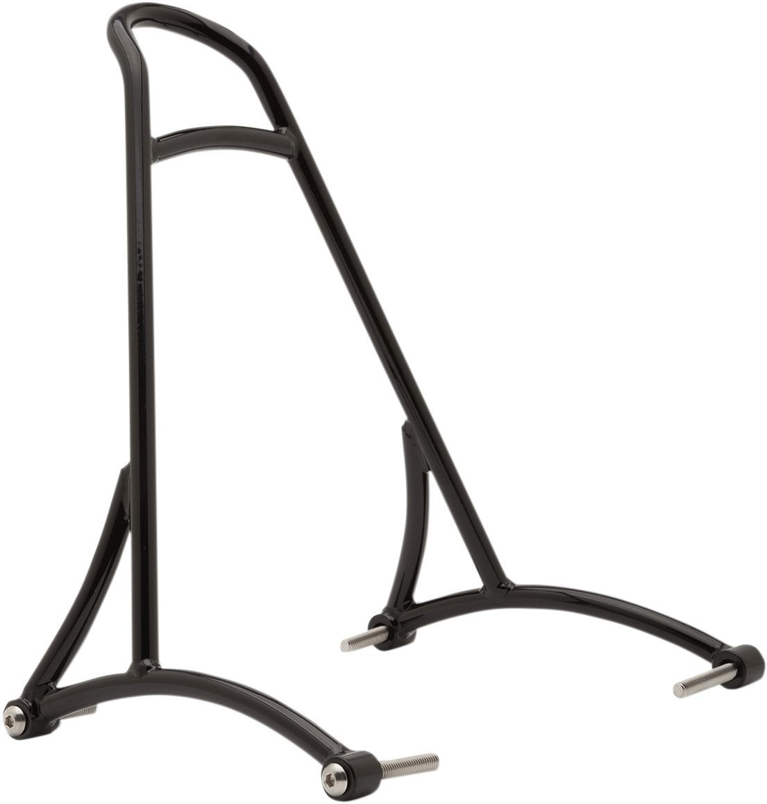 Burly Brand Sissy Bar Short W/Pad Black Powder-Coated Sissybar 06 Fxd