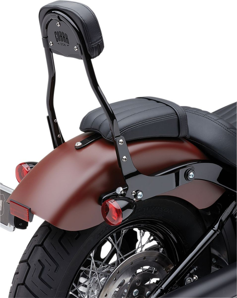 Cobra Backrest Detachable Round Black Backrest Det Mnt Rnd Blk