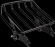 Cobra Detachable Rack - Black - Chieftain Det Rack Chieftain Blk Cobra Detachable Rack - Black - Chieftain Det Rack Chieftain Blk
