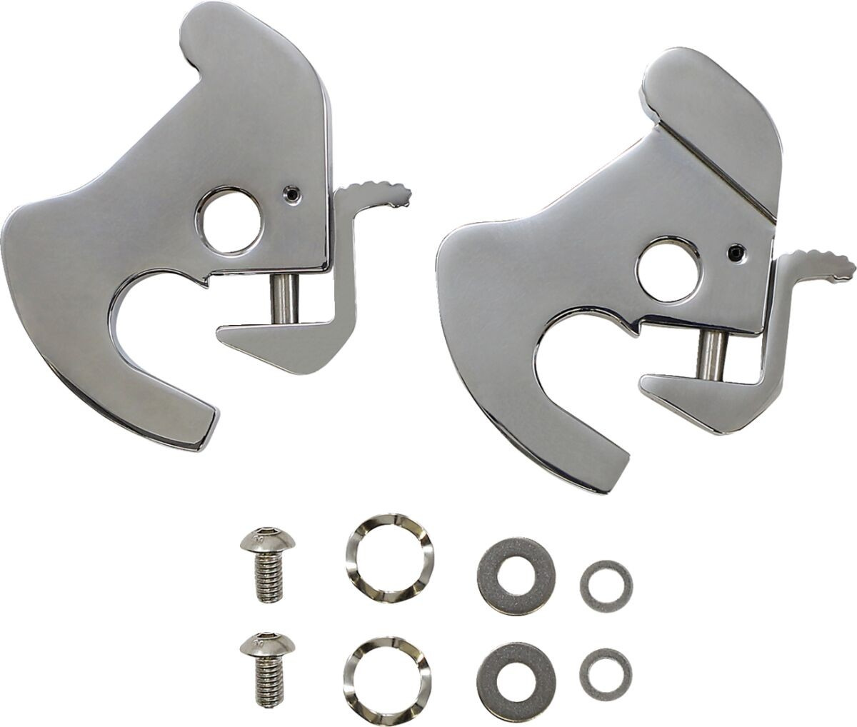 Drag Specialties Latch Detachable Kit Chrm Latch Detachable Kit Chrm