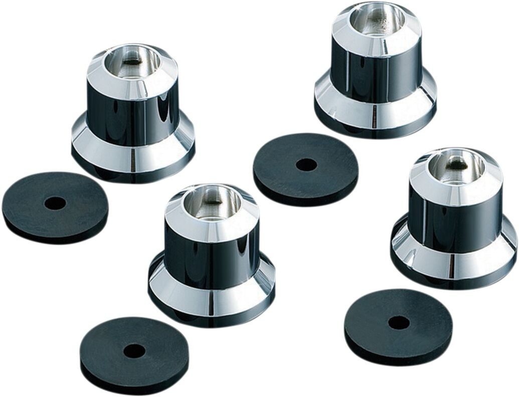 Kuryakyn Luggage Rack Risers Chrome Risers Luggage Rack - Gl 1800