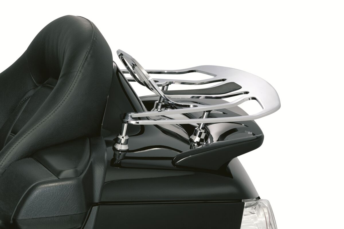 Kuryakyn Luggage Rack Risers Chrome Risers Luggage Rack - Gl 1800