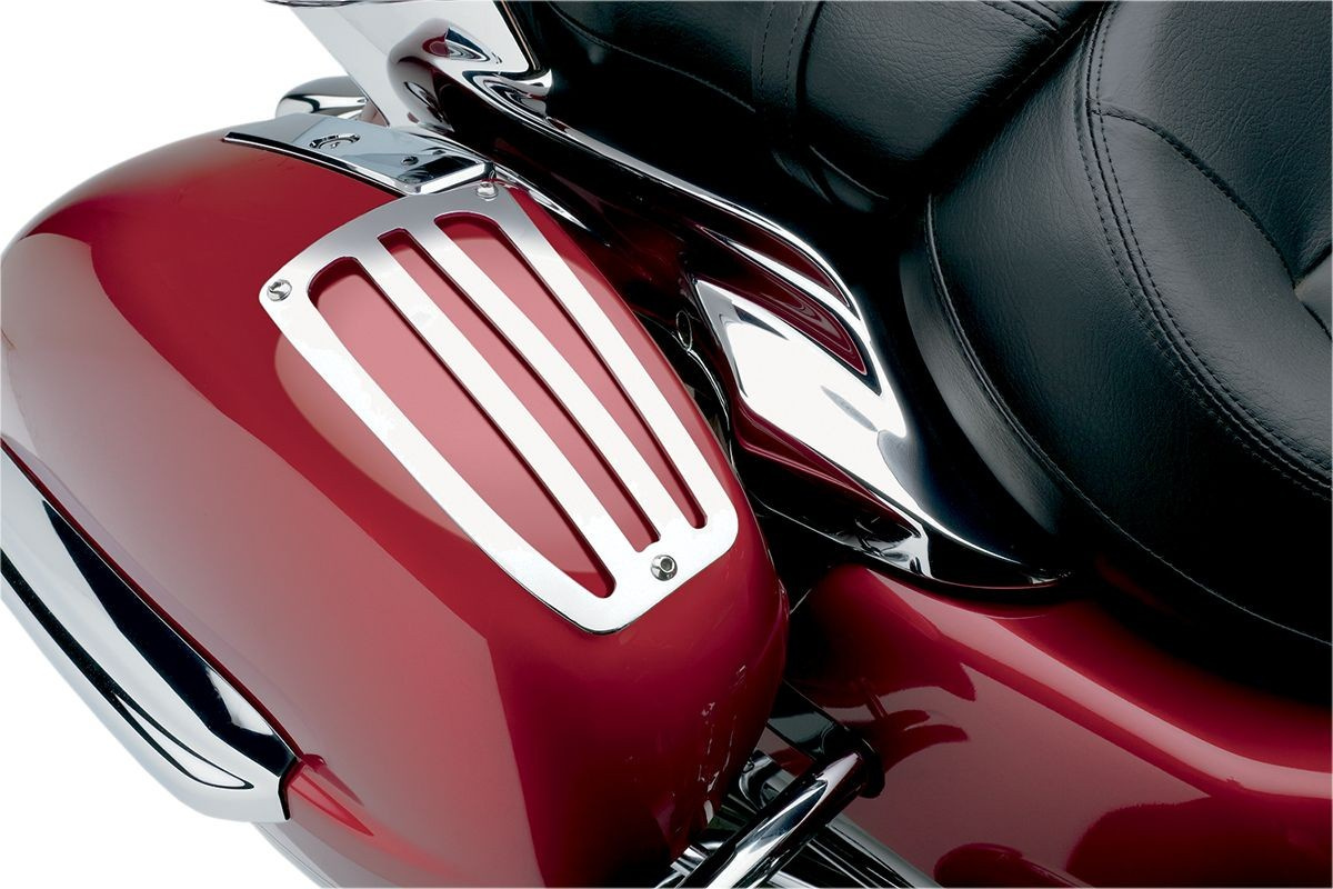 Cobra Saddlebag Lid Guards Chrome Kawasaki Saddlebag Lids Guards