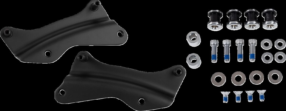 Drag Specialties Docking 4Pt Blk Fl 2014+ Docking 4Pt Blk Fl 14-22