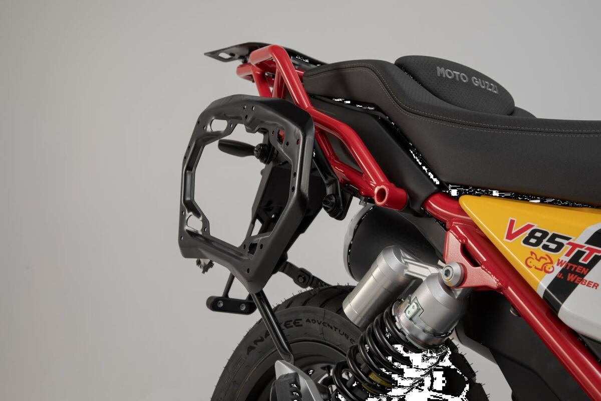 Sw-Motech Side Carrier Pro Black Moto Guzzi V85 Tt Pro Side Carriers