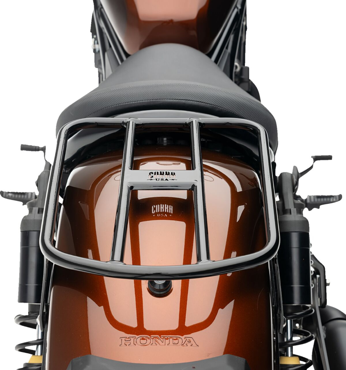 Cobra Solo Luggage Rack - Tube - Black - Rebel 1100 Solo Rack-Tube (Bl