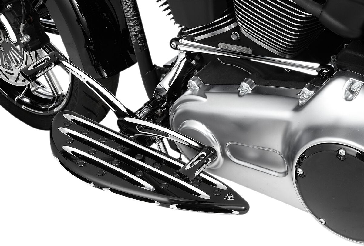 Arlen Ness Shifter Rod Deep Cut Round Black Shift Rod D/C Rnd Blk