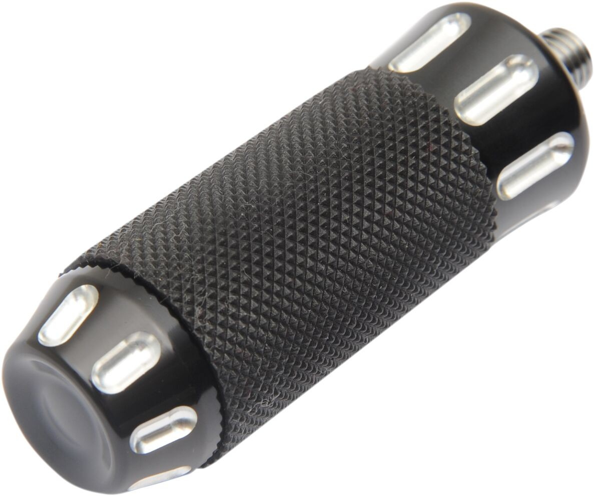 Drag Specialties Black/Clear Cuts Cobra Brake/Shift Peg Peg Shift Cust