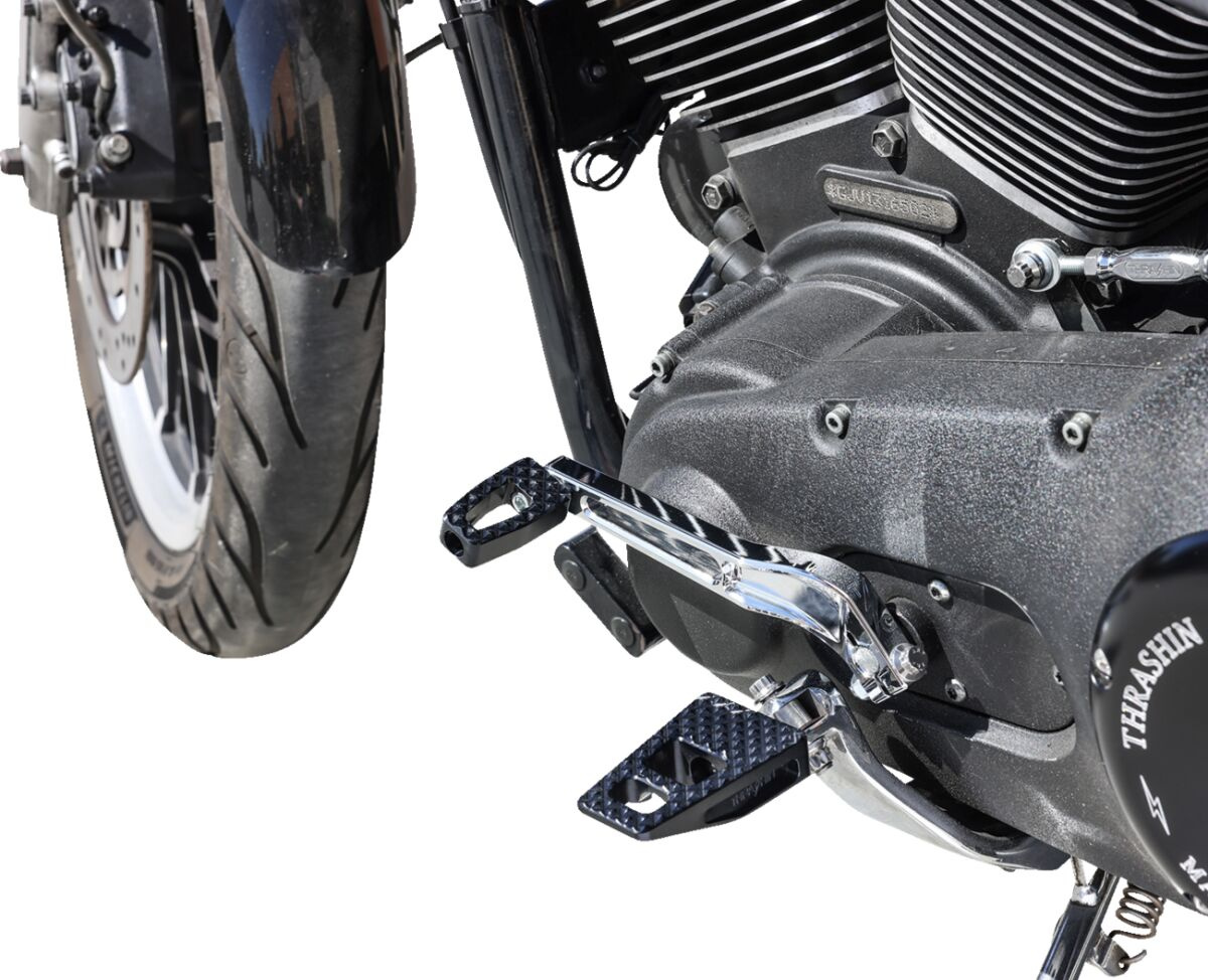 Thrashin Supply Co. P-54 Billet Shifter Peg - Black - Hd Peg Shifter P
