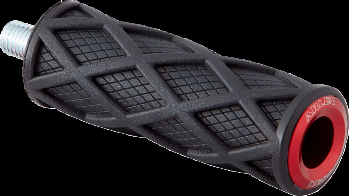 Arlen Ness Shifter Peg Diamond, Red Shifter Peg Diamond Red