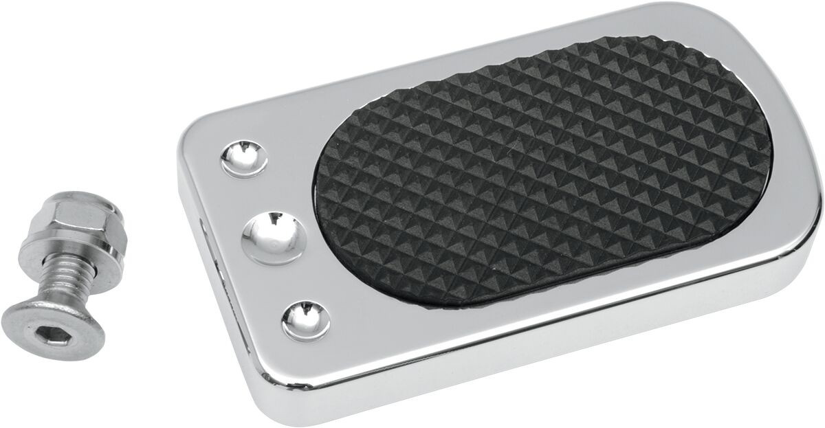 Drag Specialties Brake Pedal Cover Chrome Pad Brk Pedal Chr 83-18Fl