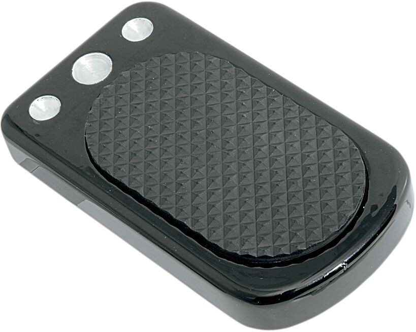 Drag Specialties Brake Pedal Cover Black Pad Brk Pedal Blk 83-13Fl