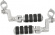 Kuryakyn Large Iso Pegs With Offset & 1-1/4 Magnum Quick Clamps Peg Is Kuryakyn Large Iso Pegs With Offset & 1-1/4 Magnum Quick Clamps Peg Is