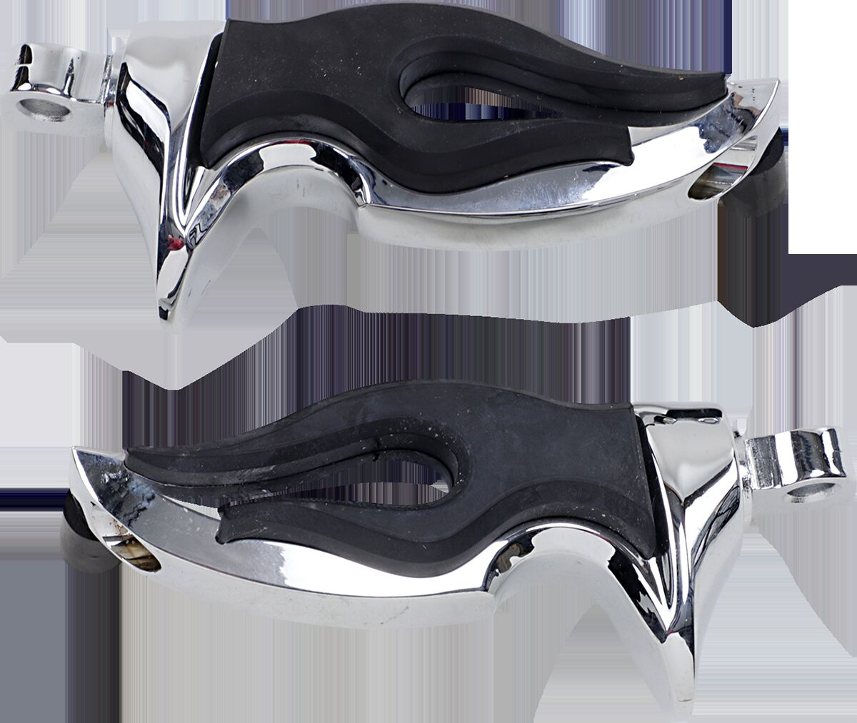 Kuryakyn Flamin Pegs Male Mount Pegs Universal Flame W/ Male M