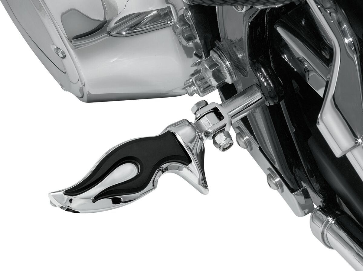 Kuryakyn Flamin Pegs Male Mount Pegs Universal Flame W/ Male M