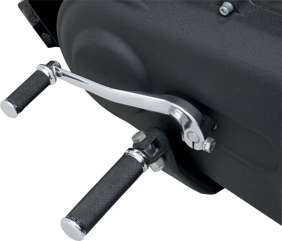 Drag Specialties Footpeg Hotop Chrome/Rubber Male-Mount Pegs Hotop Chr