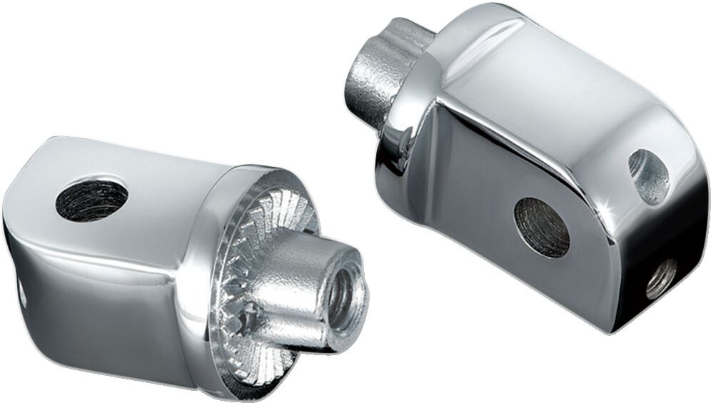 Kuryakyn Splined Adapter Mounts For Honda & Yamaha Chrome Adapters Spl