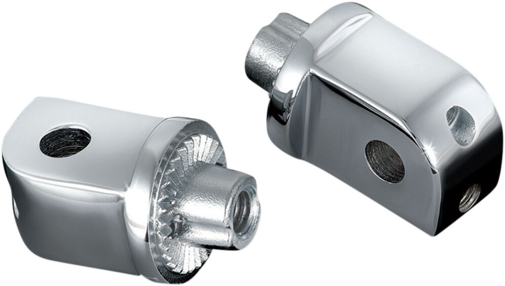 Kuryakyn Splined Adapter Mounts For Honda & Yamaha Chrome Adapters Spl