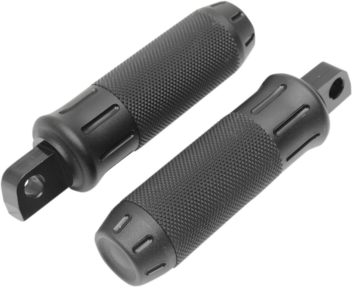 Drag Specialties Stealth Black Cobra Footpegs Footpegs Custom Blk Peen