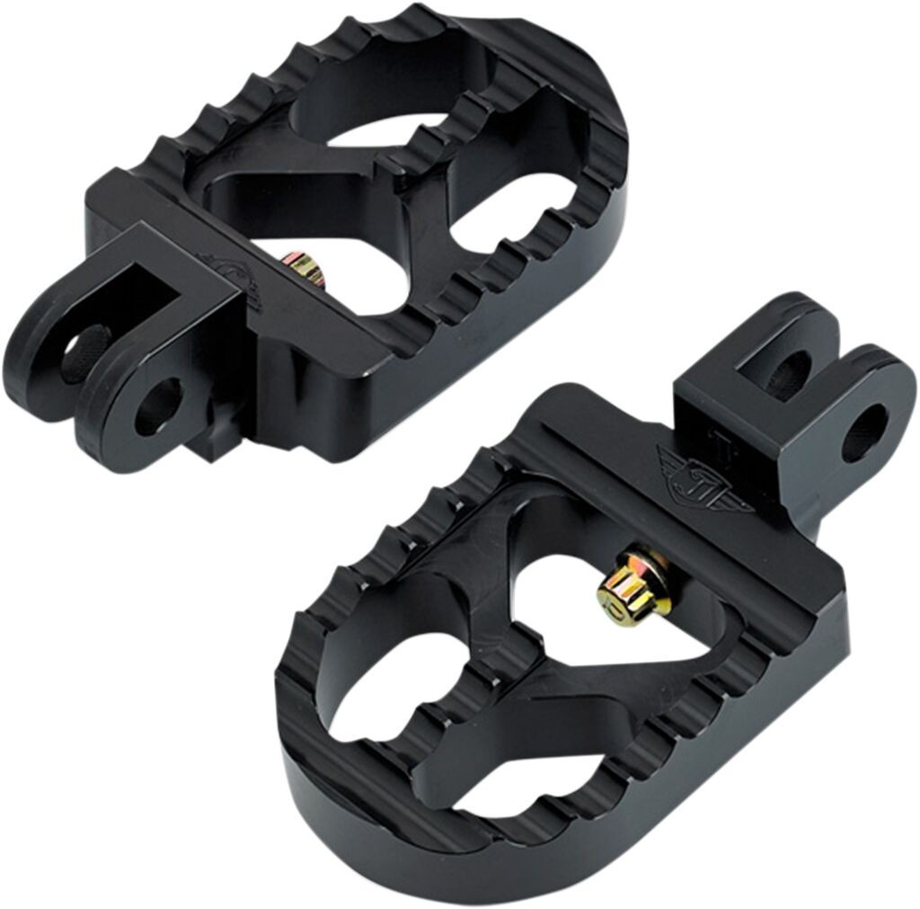Joker Machine Foot Pegs Serrated Short Black Peg Adj Seratd S. Blk Tri
