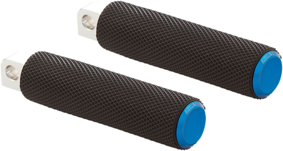 Arlen Ness  Peg Knurled Blue