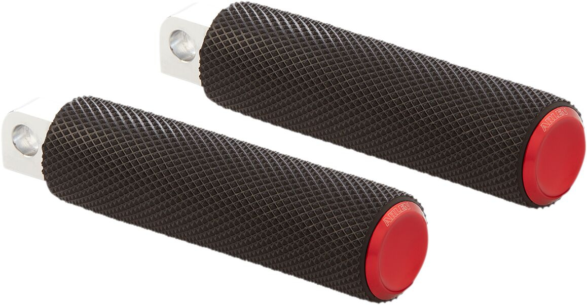 Arlen Ness  Peg Knurled Red