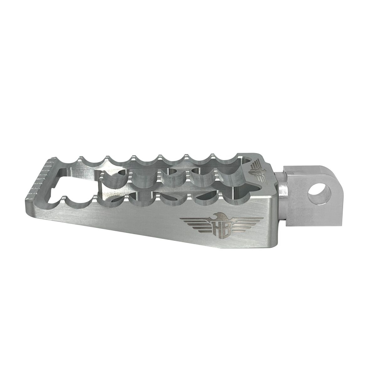 Heinz Bikes Footp Mx V1 Stail Xl Slv Footpegs Mx V1 Softail Xl Silv