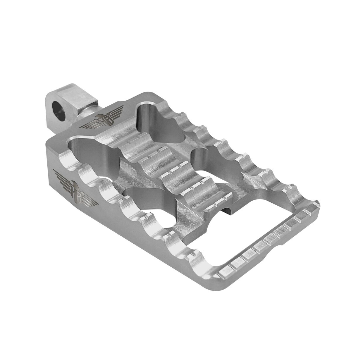 Heinz Bikes Footp Mx V1 Stail Xl Slv Footpegs Mx V1 Softail Xl Silv