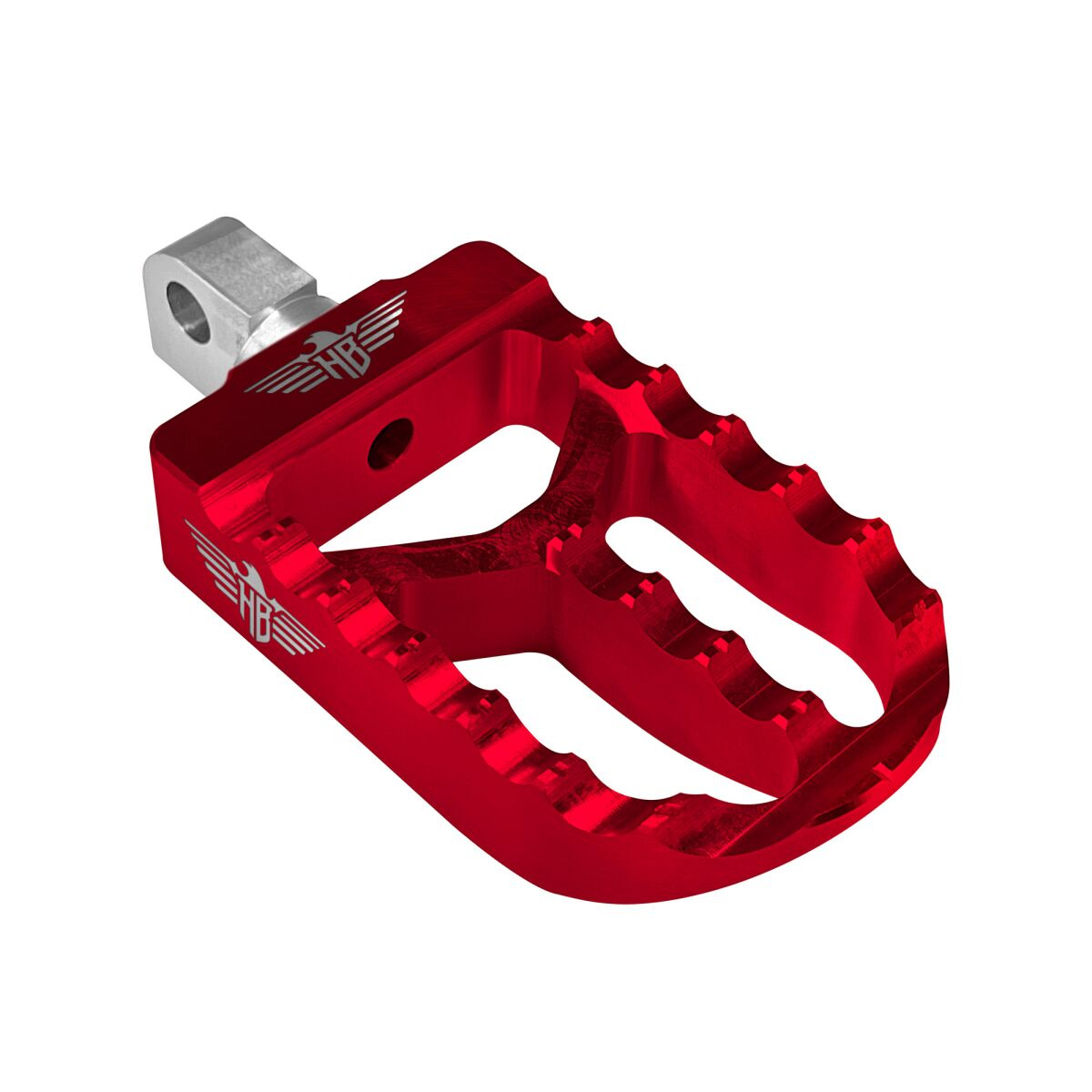 Heinz Bikes Footp Mx V2 M8 Stail Red Footpegs Mx V2 M8 Softail Red