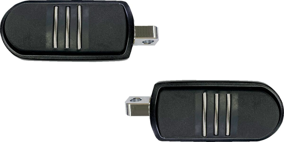 Drag Specialties Sweeper Foot Pegs - Black Peg Foot Sweeper Blk