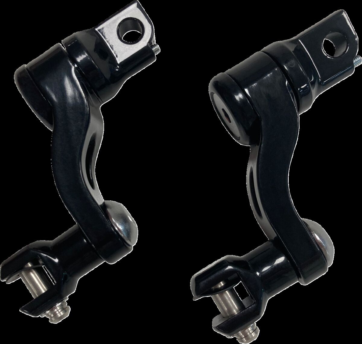 Drag Specialties Passenger Peg Mount - Adjustable - Black Peg Mount Ad