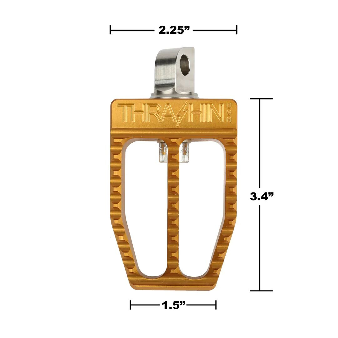 Thrashin Supply Co. Footpegs Militant Ch Footpegs Militant Ch