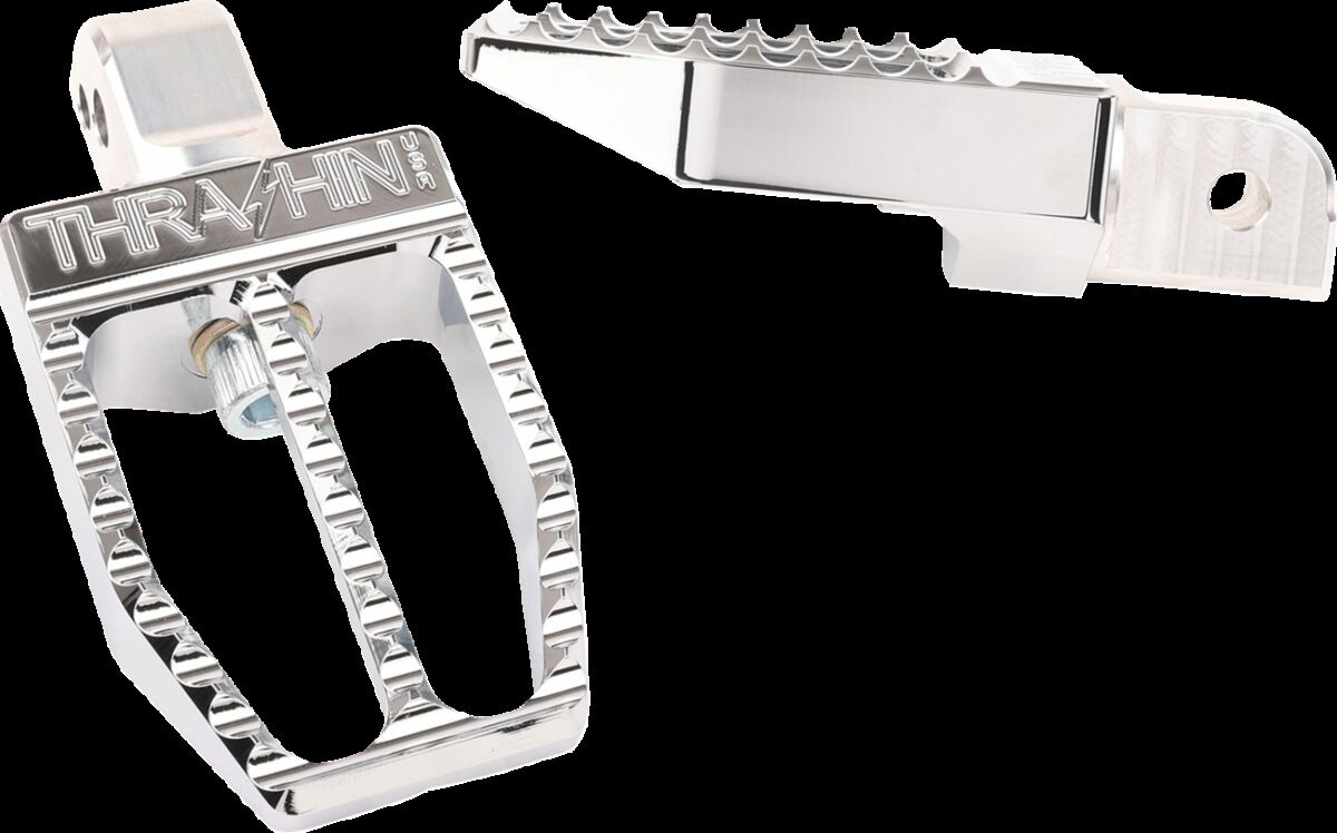 Thrashin Supply Co. Footpegs Militant M8 Softail Rear Chrome Footpegs