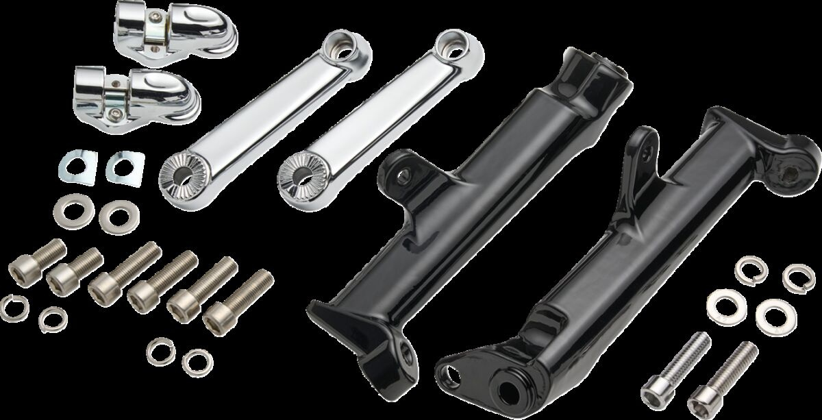 Ciro Frame Mounted Adjustable Highway Peg Mount - Chrome Mount Highway