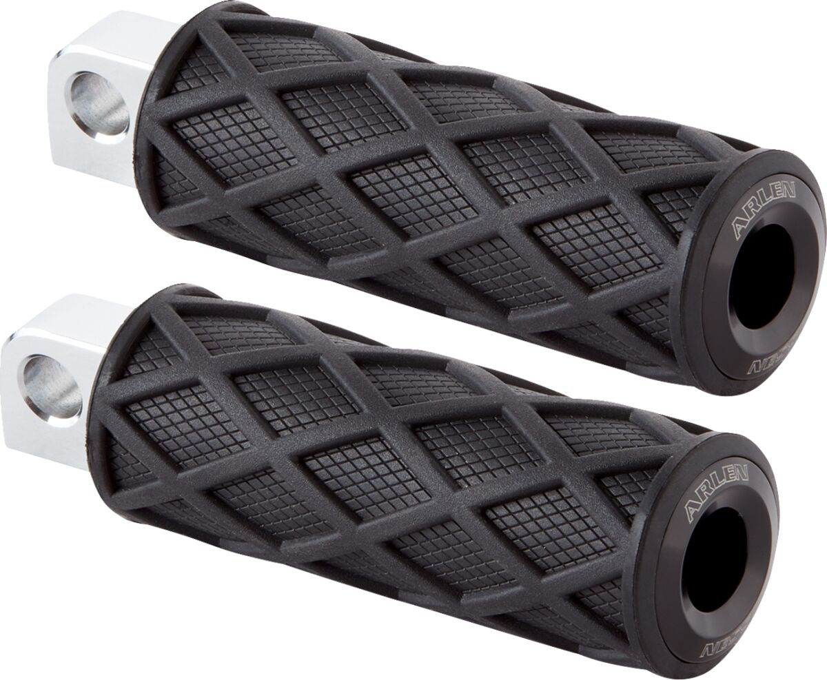 Arlen Ness Footpegs Diamond, Black Footpegs Diamond Black
