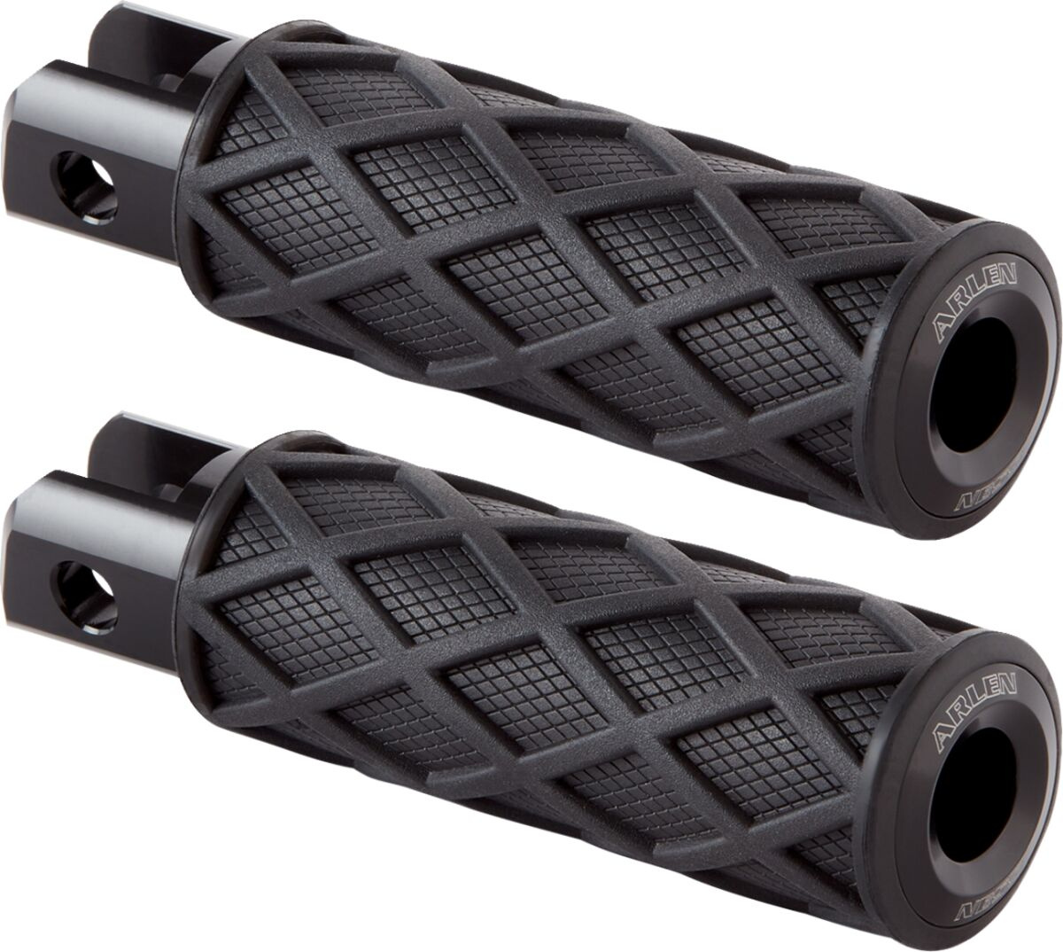 Arlen Ness Footpegs Driver Diamond, Black Footpegs Driver Diamond Blac