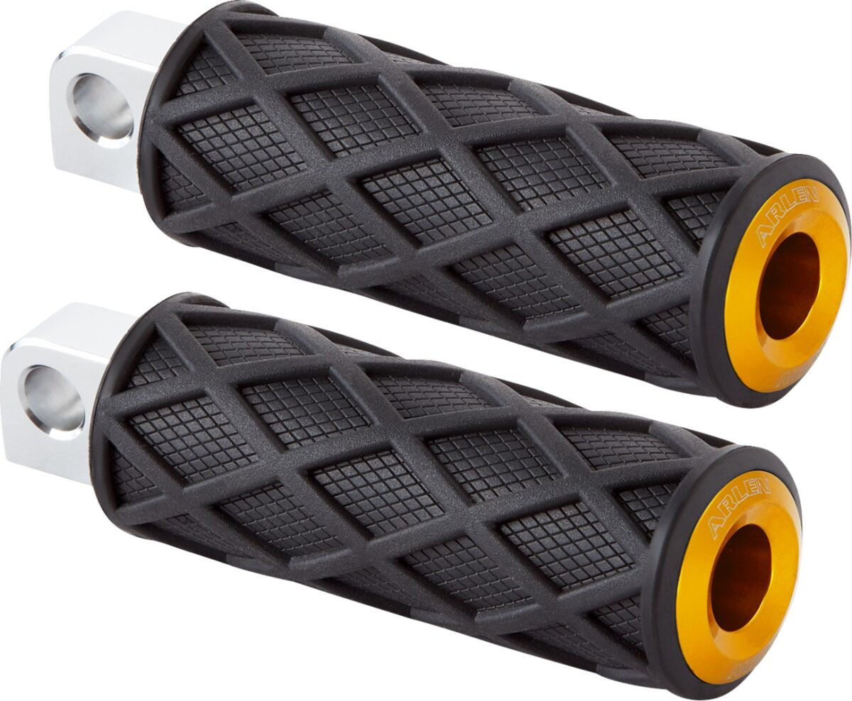 Arlen Ness Footpegs Driver Diamond, Black Footpegs Driver Diamond Blac