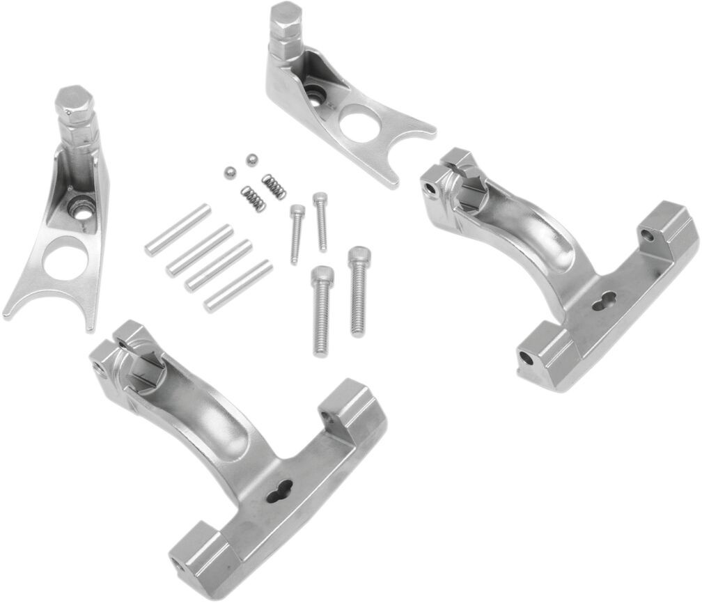 Drag Specialties Passenger Floorboard Mount Kit Chrome Softail 00-17 M