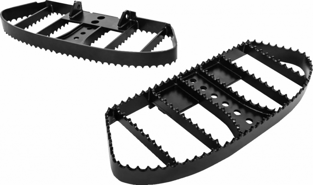 Burly Brand M8 Softail Floorboards - Mx Style Black Floorboards Mx M8