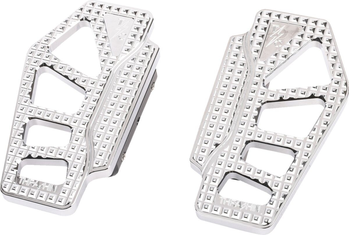 Thrashin Supply Co. Floorboards Apex Mini Passenger Bagger Chrome Floo